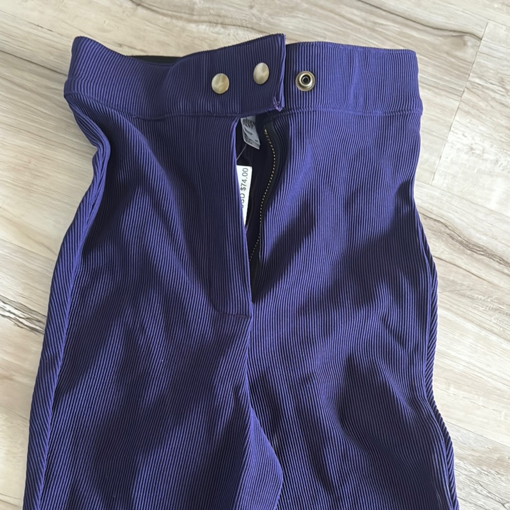 American Apparel purple High-Waisted Pants